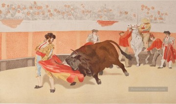  impressioniste Tableaux - corrida et cheval impressionniste